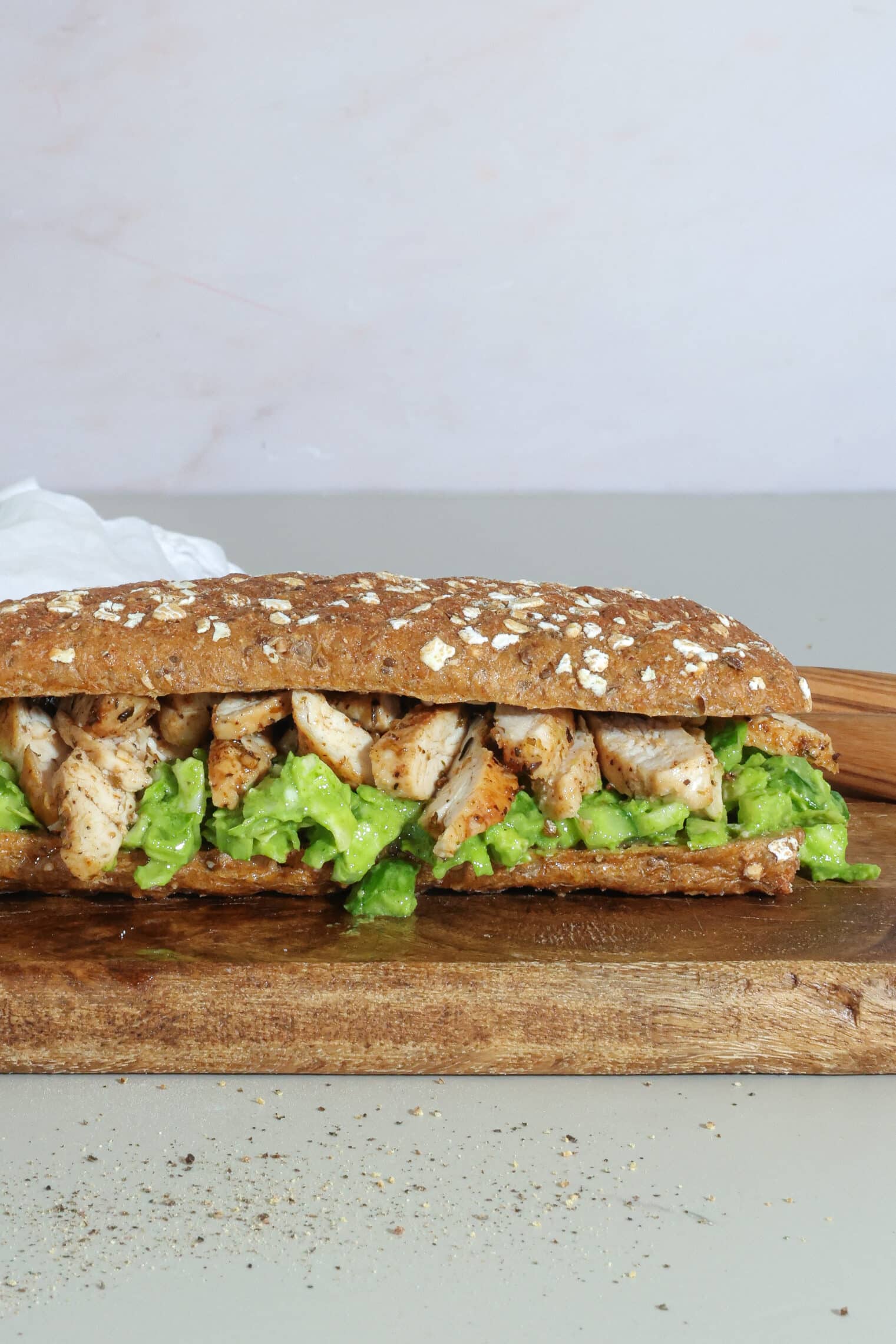 Green goddess sandwich med cajun kylling - Nem kyllingesandwich