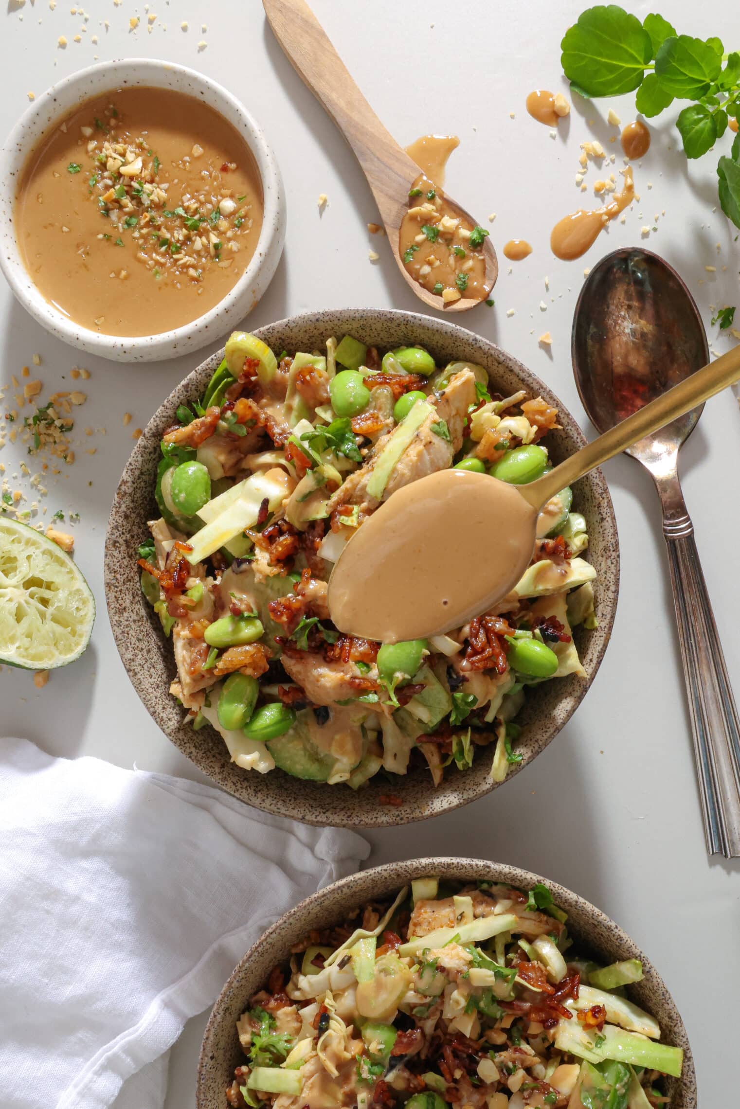 Peanutdressing - Nem opskrift til salat, nudler og risretter