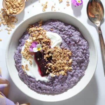 Overnight oats med blåbær og vanilje - Sund og nem morgenmad