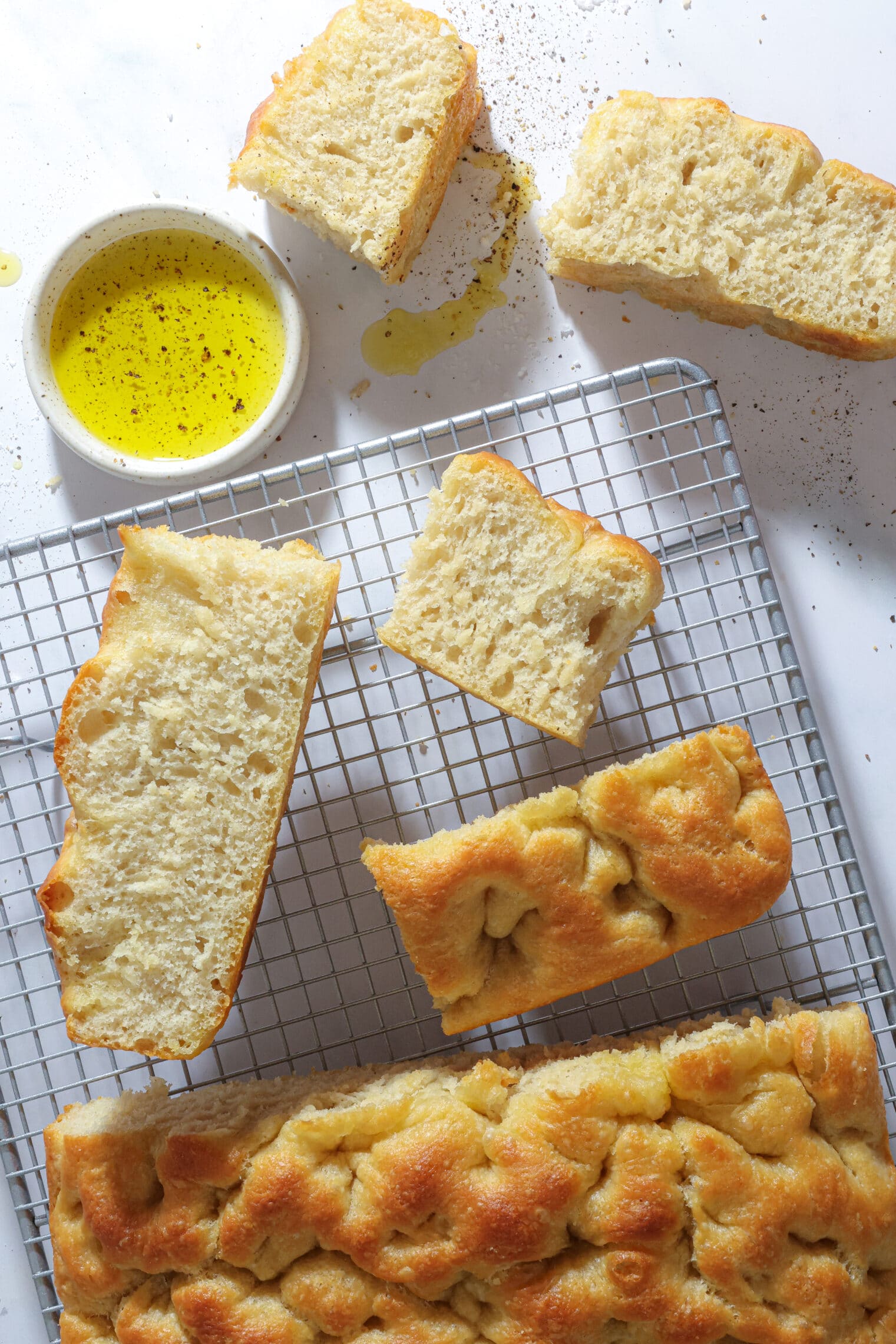 Æltefrit focaccia - Nem og hurtigt focaccia