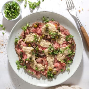 Vitello tonnato – klassisk italiensk forret med kalvemørbrad