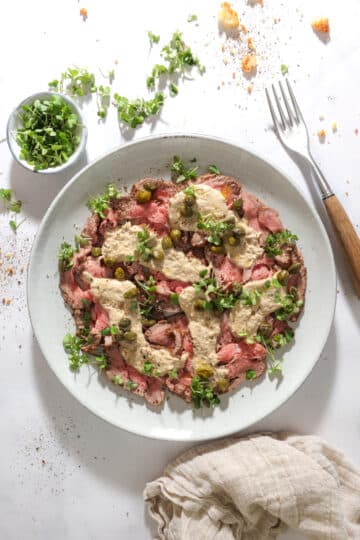 Vitello tonnato – klassisk italiensk forret med kalvemørbrad