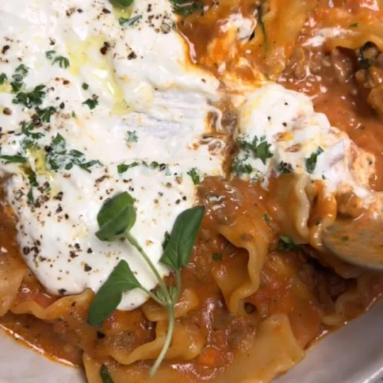 Spicy cremet lasagnesuppe