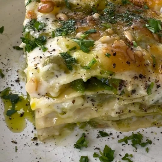 Lasagne al pesto – Pesto lasagne