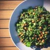 Spinatsalat - Opskrift på grov salat med grønkål og spinat