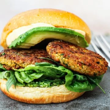 Vegetar burger - Opskrift på den lækreste veggie burger