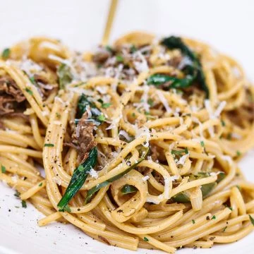 Pulled beef pasta - Opskrift på cremet pasta med pulled beef