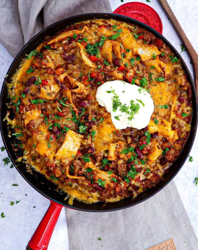 One pot mexicansk tortilla - Opskrift på mexicansk gryderet