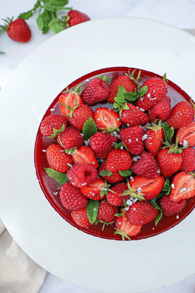 Koldskål cheesecake - Opskrift på cheesecake med koldskål