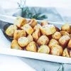 Sprøde pandestegte kartofler - Opskrift på brasede kartofler