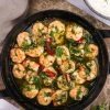 Gambas al ajillo - Opskrift på chili/hvidløgs rejer med persille