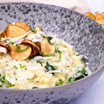 Jordskokkerisotto - Opskrift på risotto med jordskokker