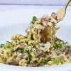 One pot pasta - Opskrift med oksekød og svampe i flødesauce