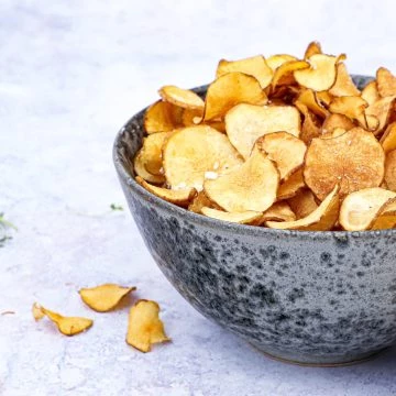 Jordskokke chips - Opskrift på fritterede jordskokker