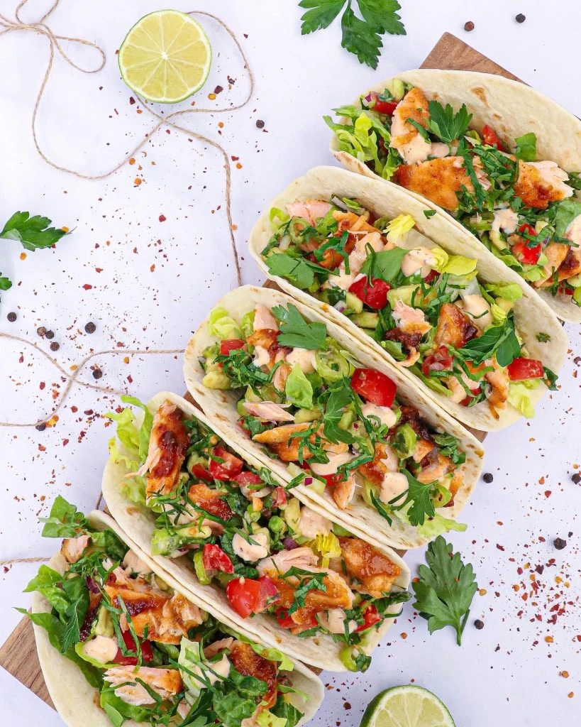 Fiske tacos - Opskrift på mexicanske tacos med laks