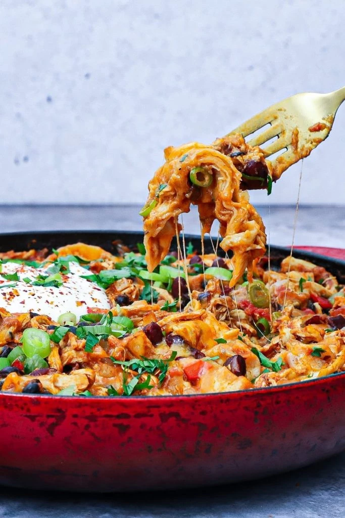One pot mexicansk taco - Opskrift på tortilla med kylling