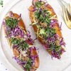 Steak dog med oksemørbrad - Opskrift på gourmet hotdog