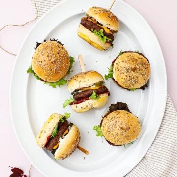 Sliders - Opskrift på cheeseburger sliders