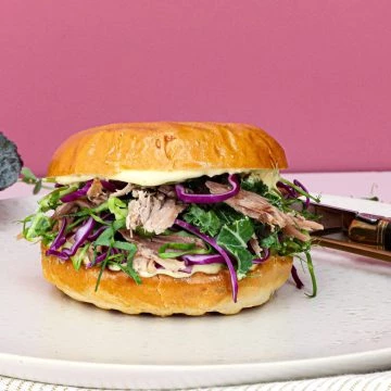 Andeburger - Burger med Confit de Canard