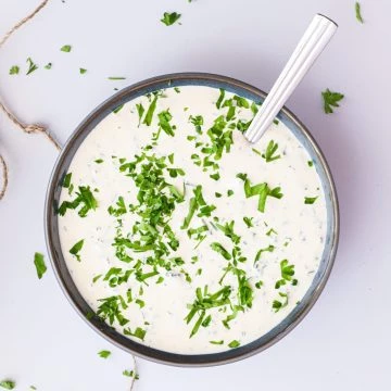 Persilledressing - Opskrift på nem og lækker persilledressing