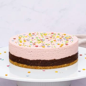 Studenterbrøds cheesecake - Opskrift på cheesecake a la studenterbrød