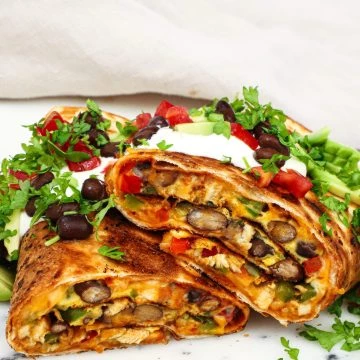 Mexicansk tortilla æggewarp - Opskrift på mexicansk tortilla