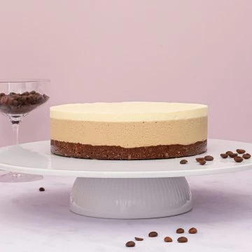 Espresso Martini cheesecake - Opskrift på kaffe cheesecake