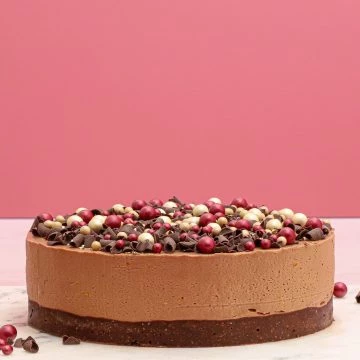 Chokolade cheesecake - Opskrift med appelsin og mandellikør