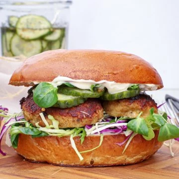 Frikadellesandwich - Opskrift på lækre frikadellesandwich