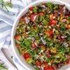 Græsk salsa - Opskrift på grøntsagssalsa med græsk marinade