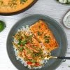 Thai inspireret rød karry med laks - Opskrift på laks i rød karry