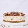 Daim cheesecake - Opskrift på cremet daim cheesecake