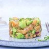 Laksetatar med avocado og citron - Opskrift på laksetatar