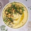 Cremet hummus - Opskrift på cremet hummus med kikærter fra dåse