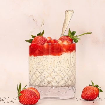 Overnight oats med kodlskål - Opskrift på overnight oats