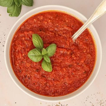 Tomatsauce med friske tomater - Nem tomatsauce