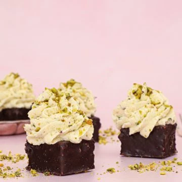 Mazarin bites med pistaciecreme - Mazarinkage med pistacie