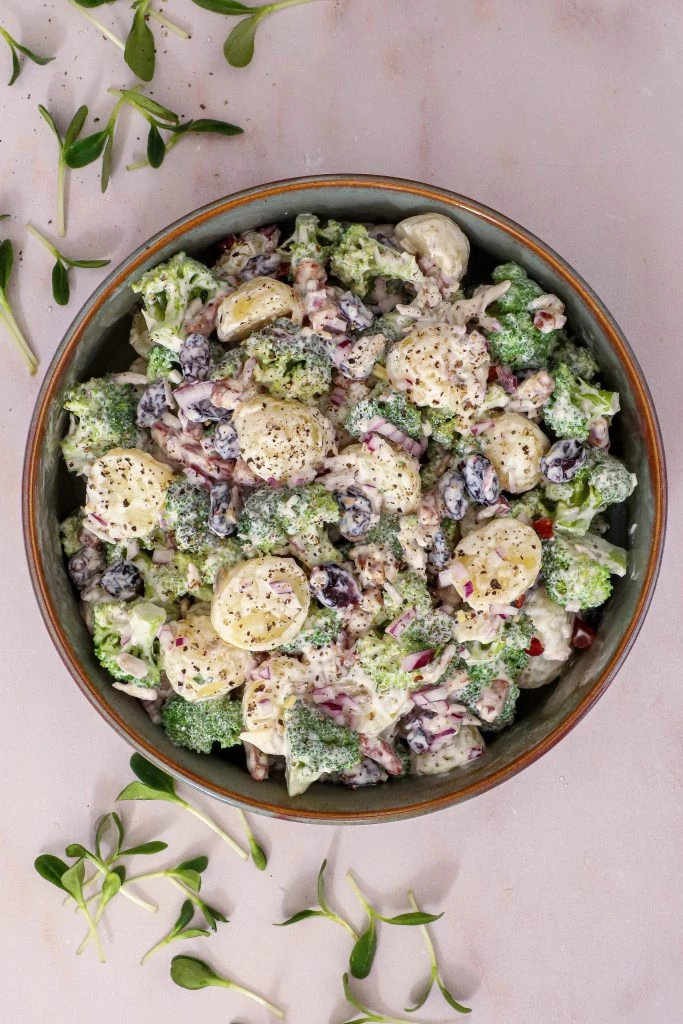 Broccoli kartoffelsalat - Broccolisalat med kartofler